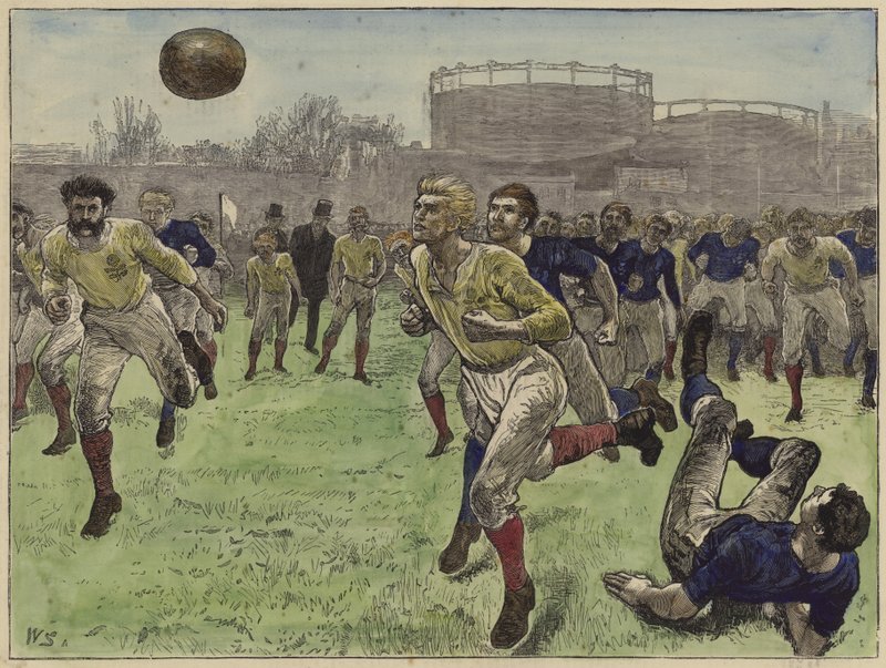 De Internationale Voetbalwedstrijd door English School