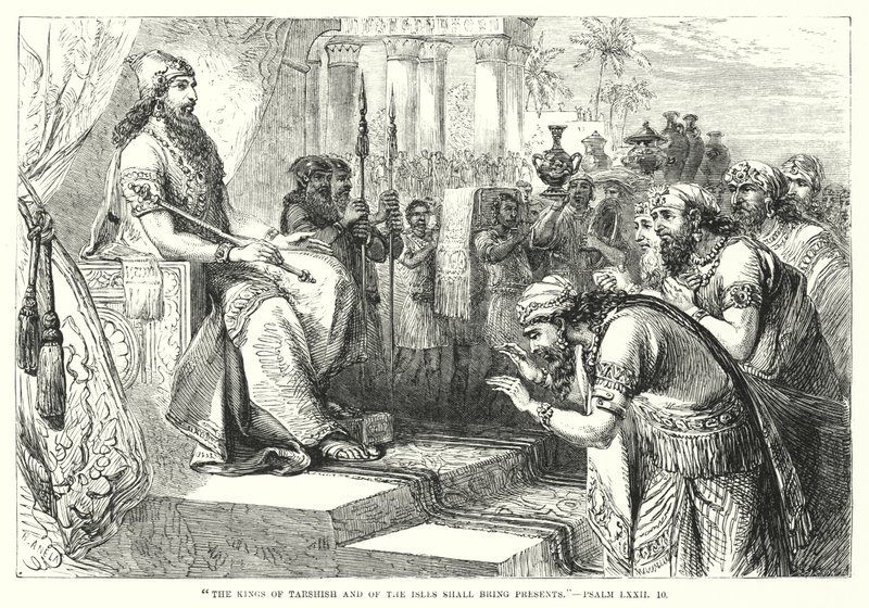 De koningen van Tarsis en van de eilanden zullen geschenken brengen, Psalm LXXII door English School