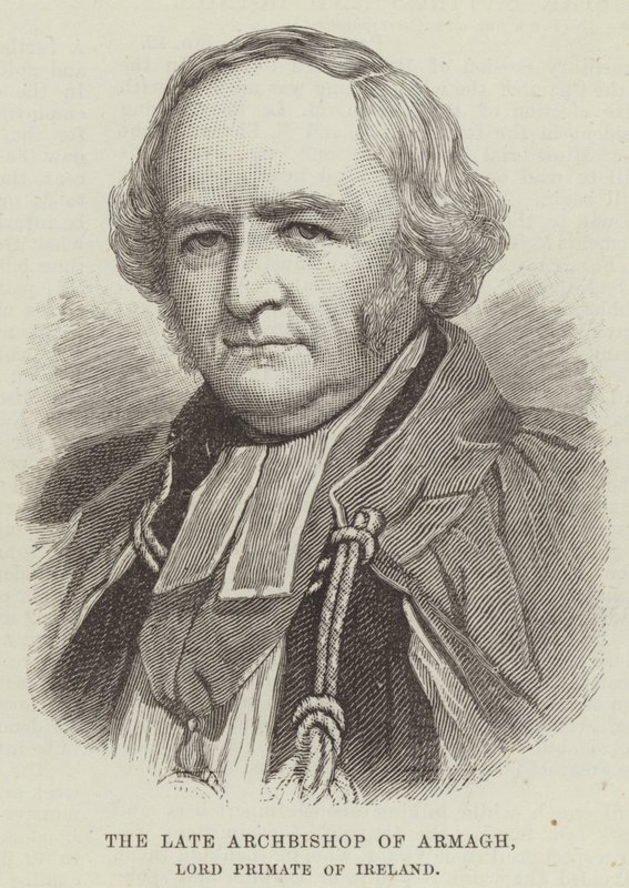 De overleden Aartsbisschop van Armagh, Lord Primate van Ierland door English School