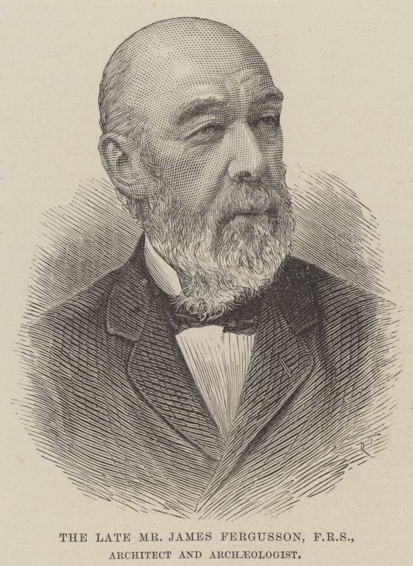 De overleden meneer James Fergusson, FRS, architect en archeoloog door English School