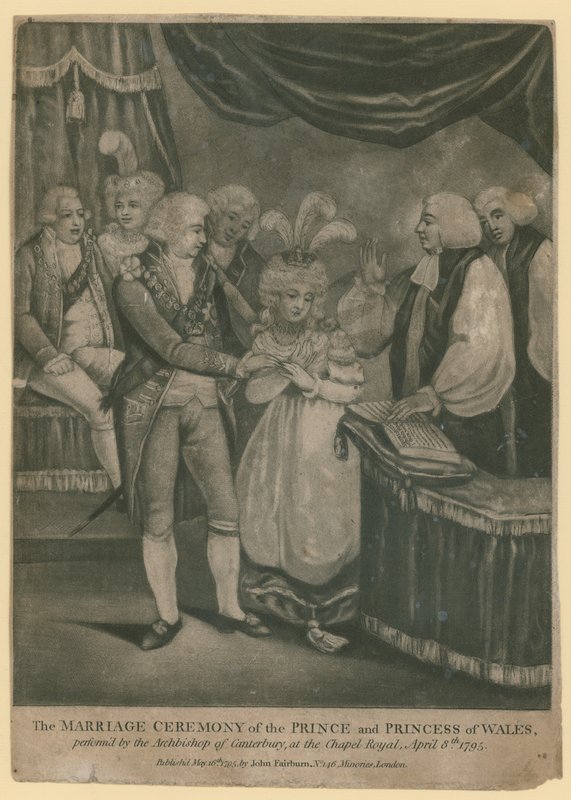 De huwelijksceremonie van de Prins en Prinses van Wales door English School