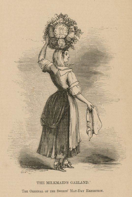 De krans van de melkmeisjes door English School
