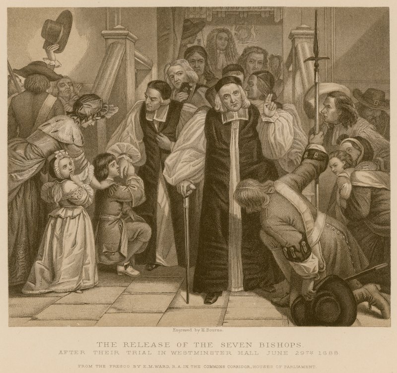 De vrijlating van de Zeven Bisschoppen door English School