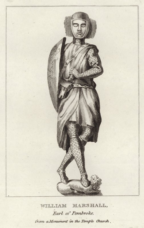 Het graf van Sir William Marshal door English School