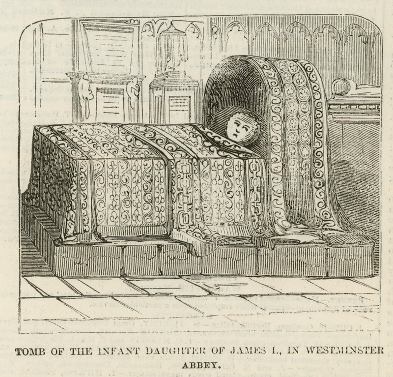 Het graf van de dochter van James I door English School