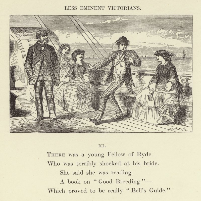 Er was een jonge Fellow uit Ryde (gravure) door English School