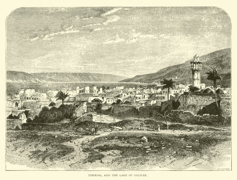 Tiberias en het Meer van Galilea door English School