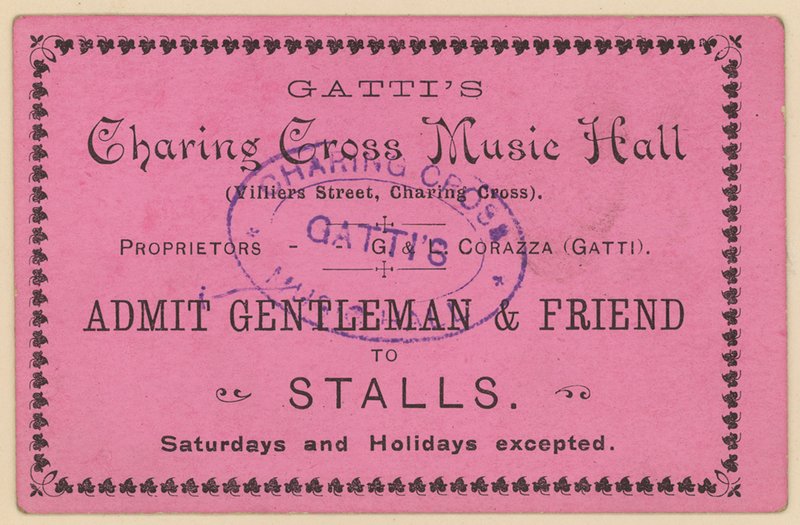 Ticket voor Gattis Charing Cross Music Hall door English School