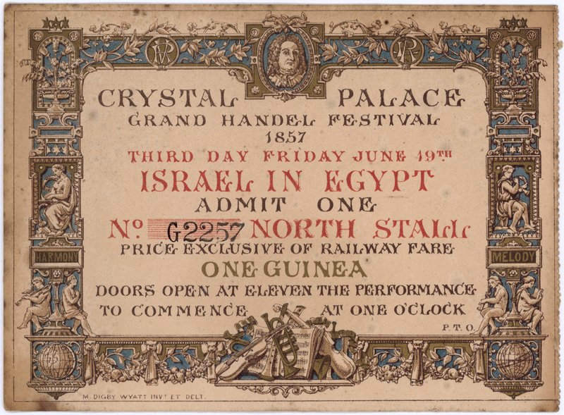 Ticket voor Israel in Egypte door English School