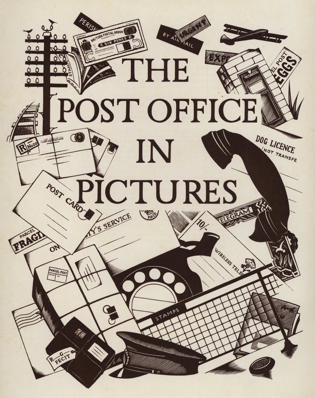 Titelpagina illustratie voor The Post Office in Pictures door English School