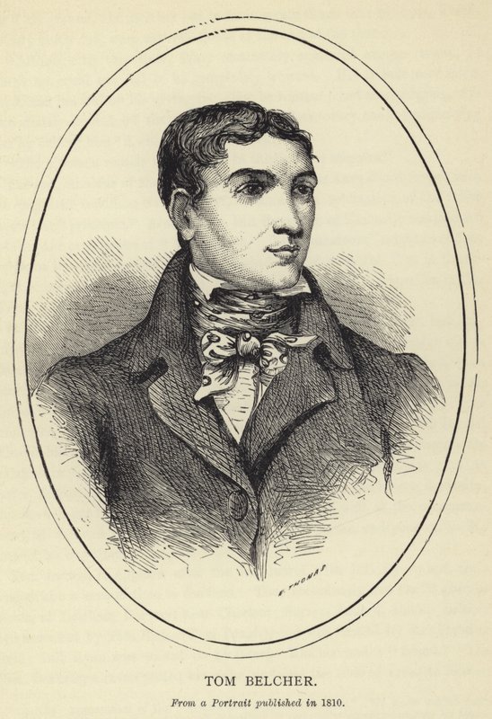 Tom Belcher, naar een portret gepubliceerd in 1810 door English School