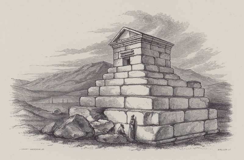 Graf van Cyrus (gravure) door English School
