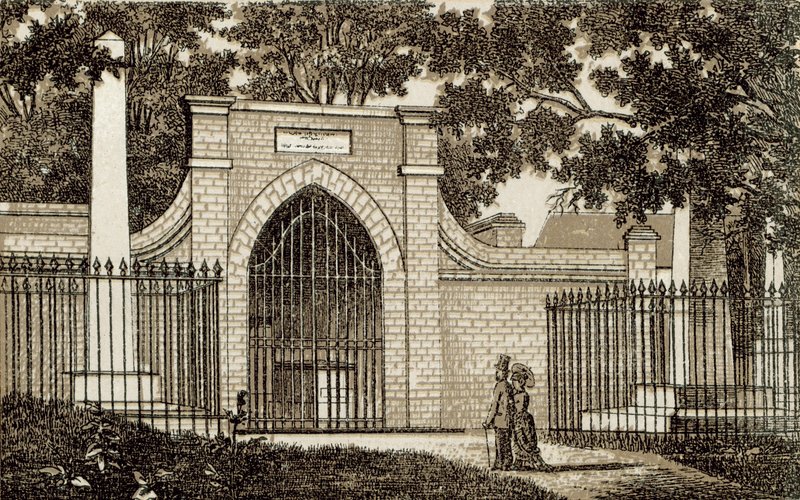 Graf van Washington, Mt Vernon door English School