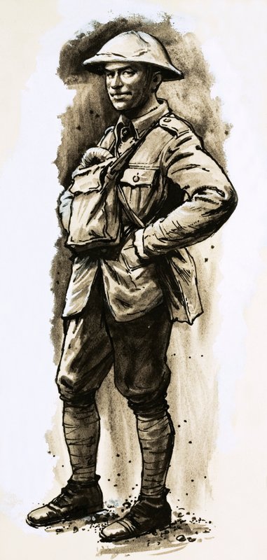 Tommy Atkins, de terugkerende held van de Eerste Wereldoorlog door English School
