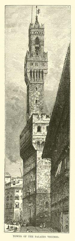 Toren van het Palazzo Vecchio door English School