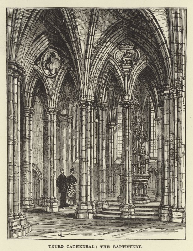 Truro Kathedraal, de doopkapel door English School