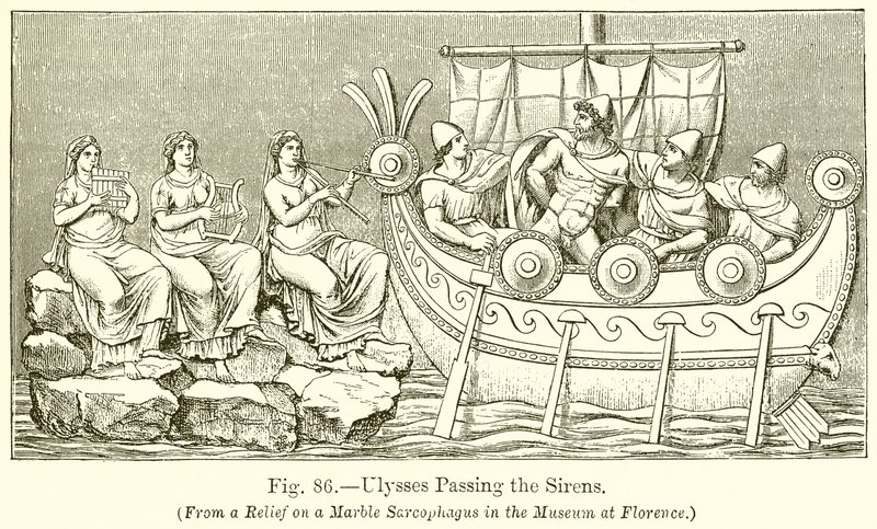 Odysseus passeert de Sirenen door English School