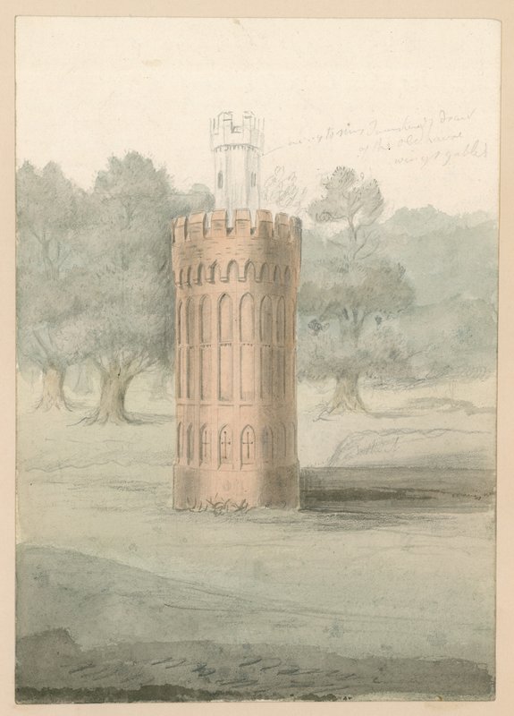 Ongeïdentificeerde toren, Tottenham, Londen door English School