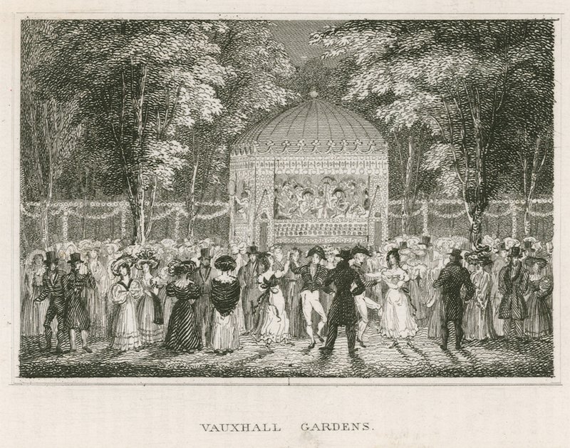 Vauxhall Gardens, Londen door English School