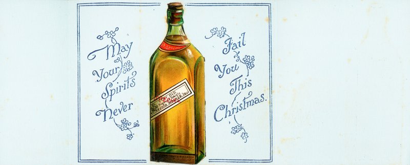 Zeer Oude Highland Whisky Fles door English School