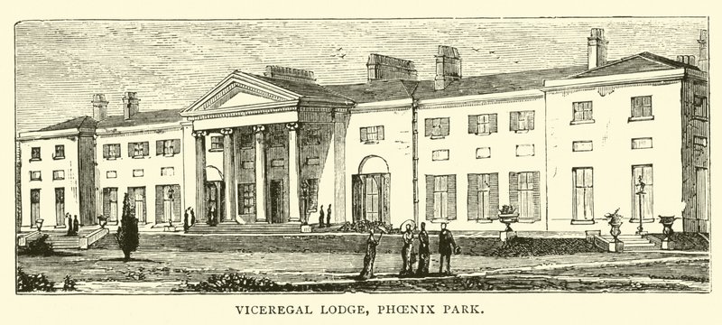 Viceregal Lodge, Phoenix Park door English School