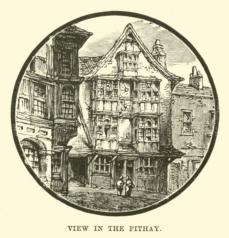 Uitzicht in de Pithay door English School