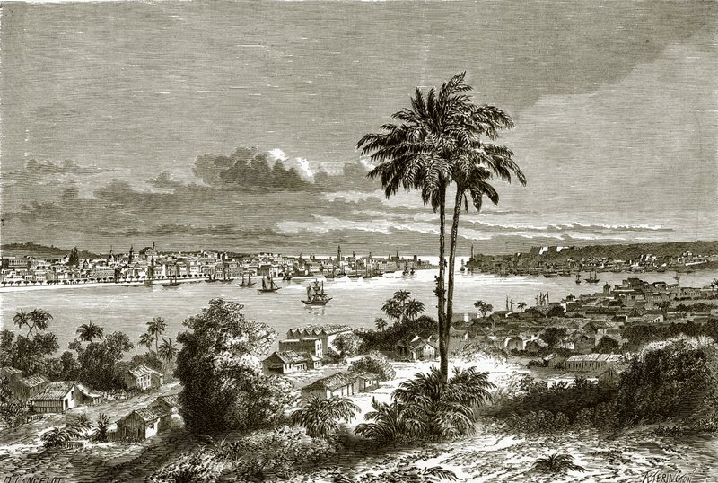 Uitzicht op Havana, de hoofdstad van Cuba door English School