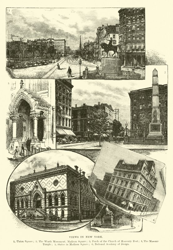 Uitzichten in New York door English School