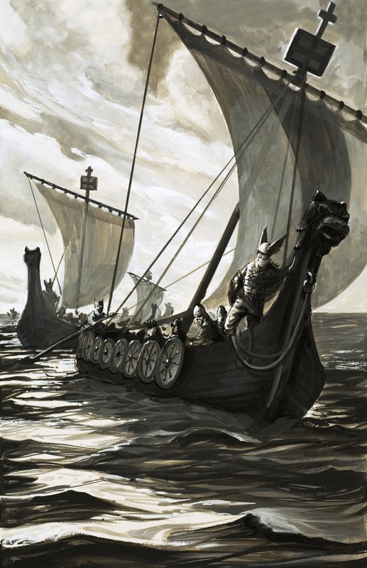 Viking sloepen door English School