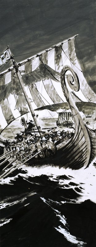 Vikingschip door English School