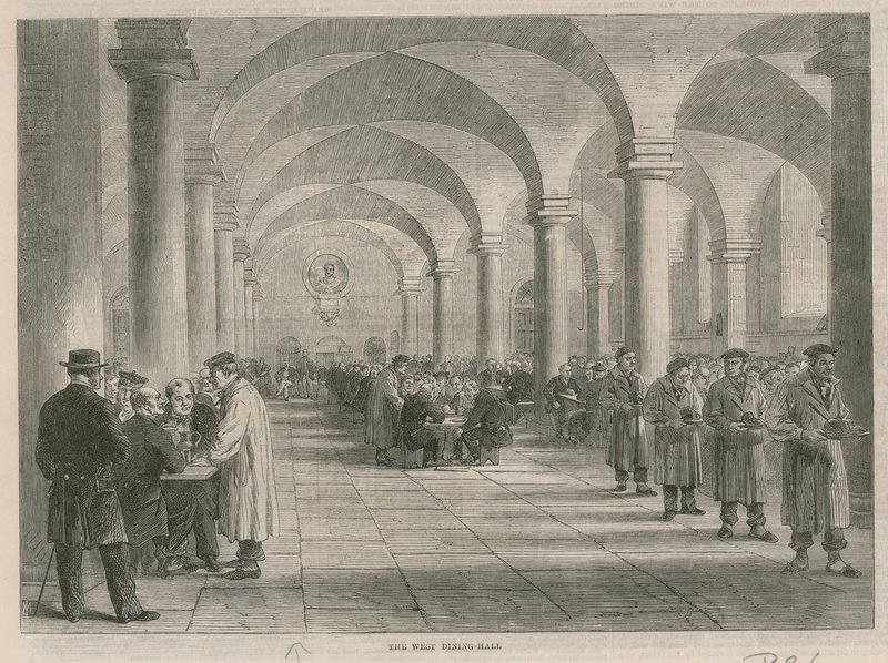 Bezoek aan Greenwich Hospital; De West Dining Room door English School