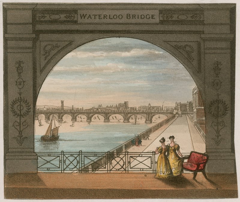 Waterloo Brug, Londen door English School