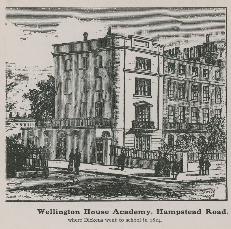 Wellington House Academy door English School