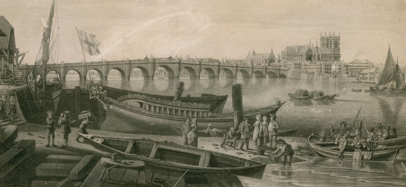 Westminster Bridge, Londen door English School
