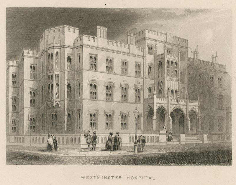 Westminster Ziekenhuis, Londen door English School