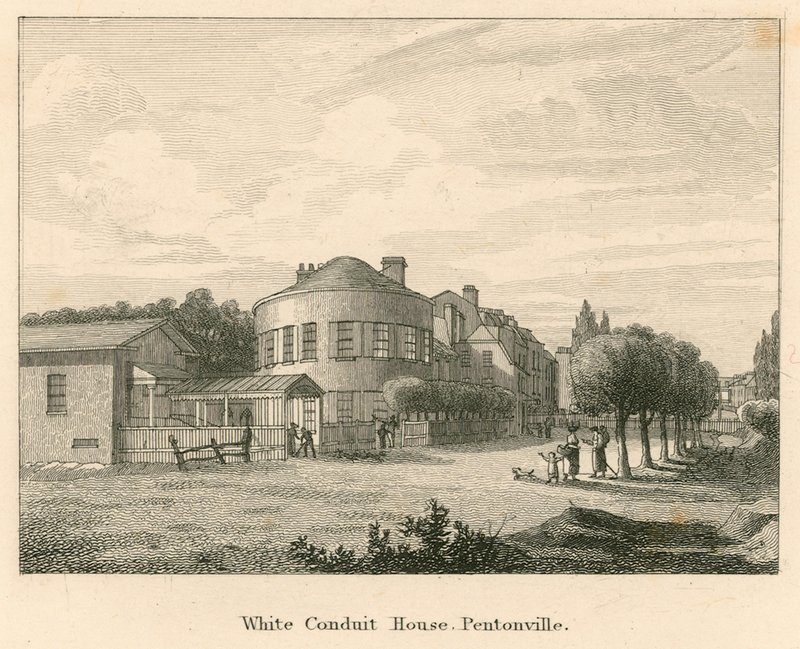 White Conduit House, Pentonville, Londen door English School