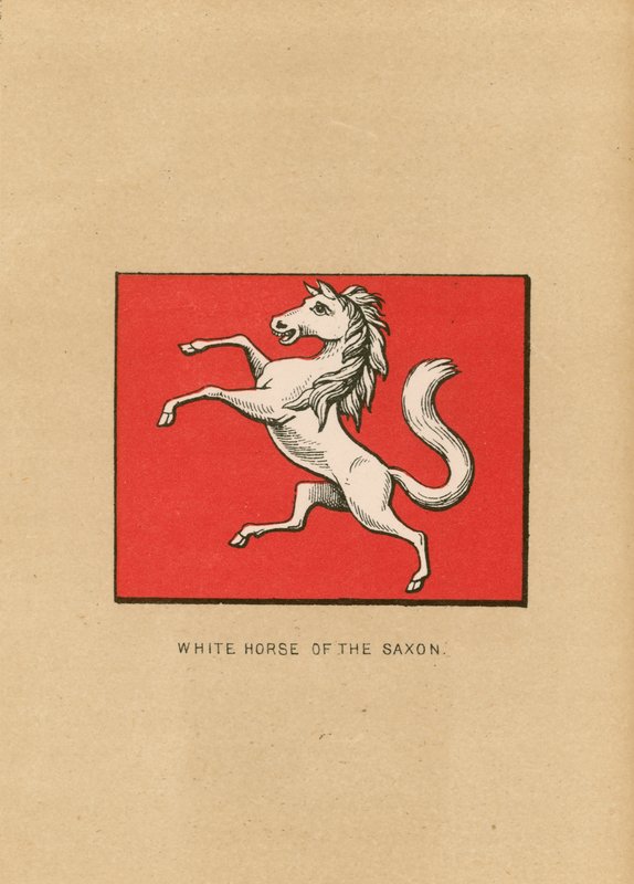 Witte paard van de Saksen door English School