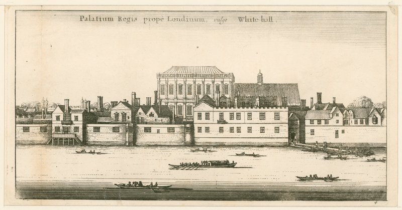 Paleis van Whitehall door English School