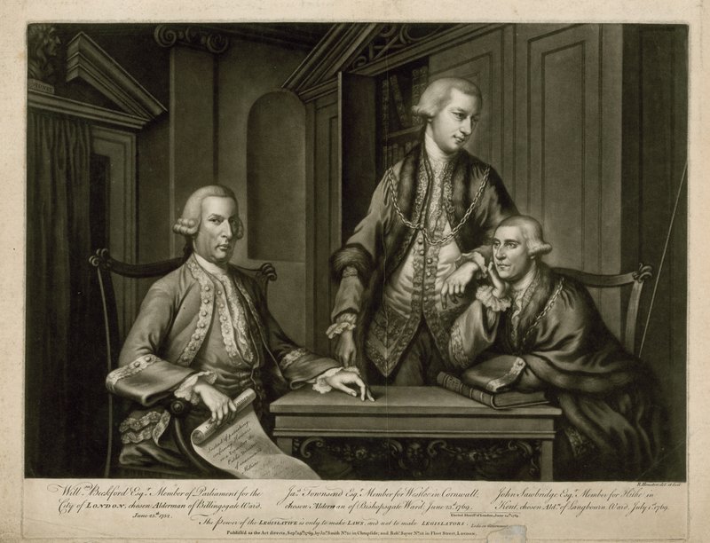 William Beckford, James Townsend en John Sawbridge door English School