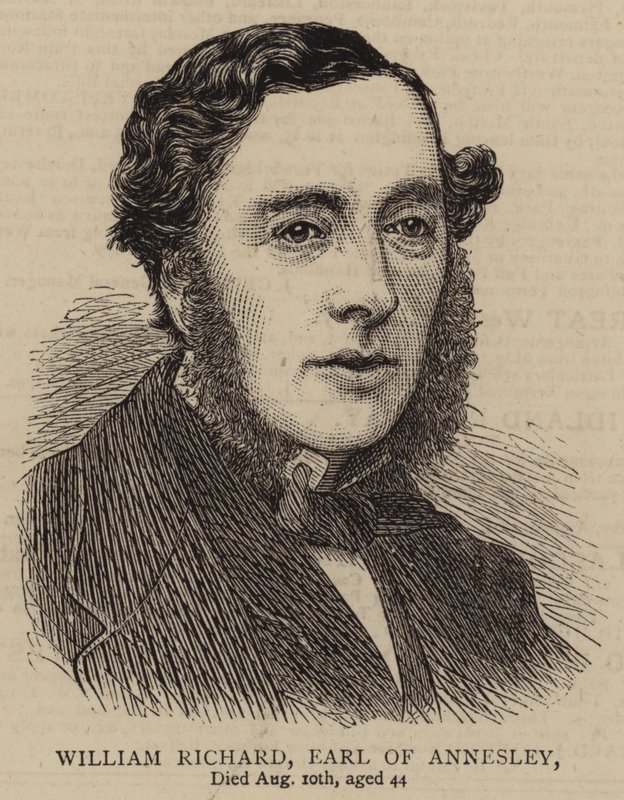 William Richard, Graaf van Annesley door English School