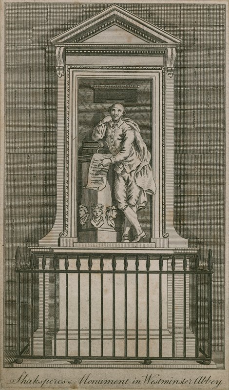 William Shakespeare monument door English School