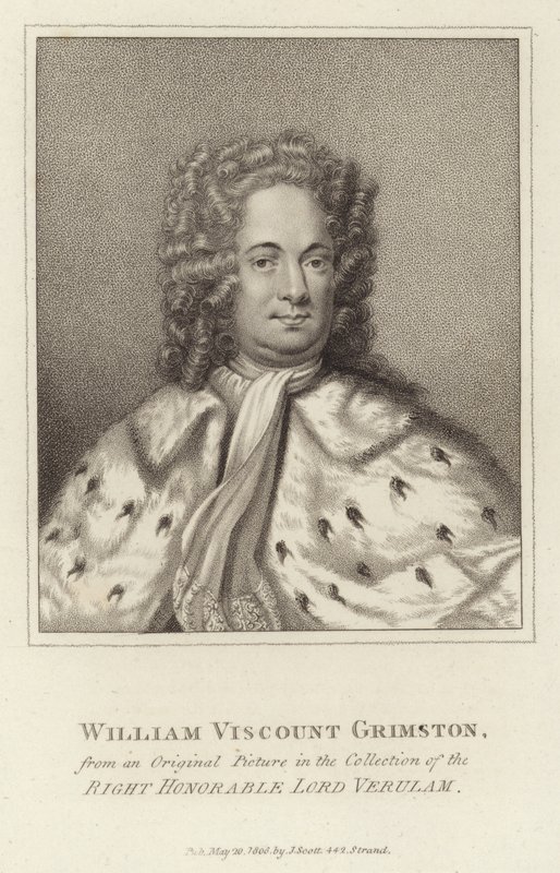William Burggraaf Grimston door English School