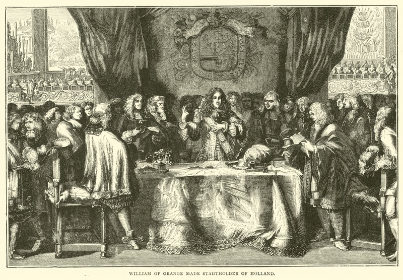 Willem van Oranje wordt stadhouder van Holland door English School