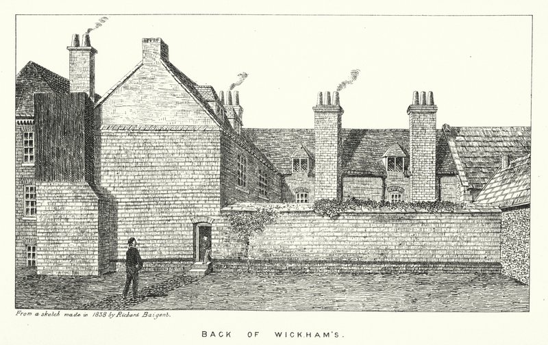 Winchester College: Achterkant van Wickham