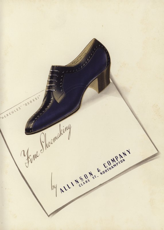Advertentie voor damesschoenen, 1930s door English School