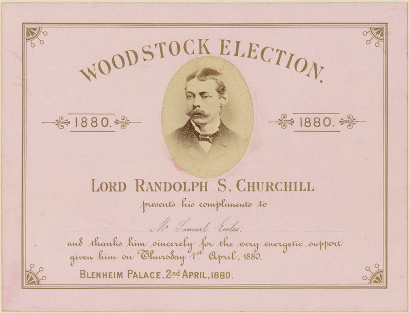 Woodstock verkiezing 1880 door English School