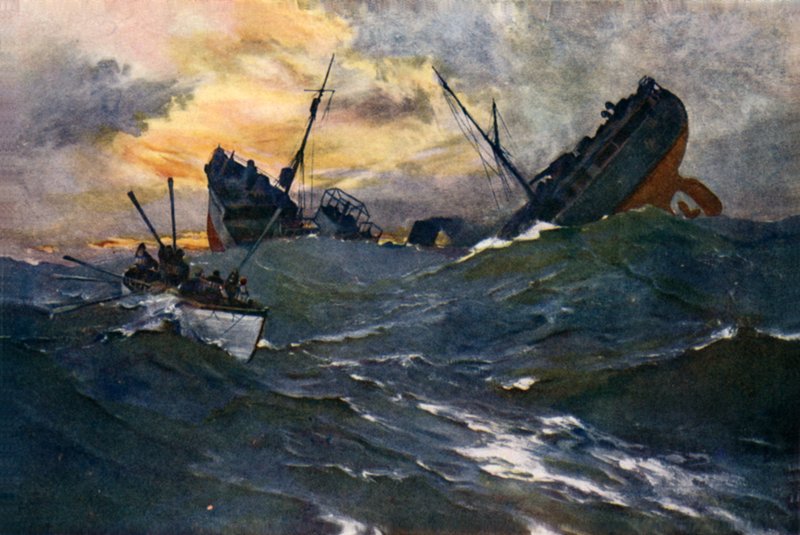 Werk van de Zeewolven door English School