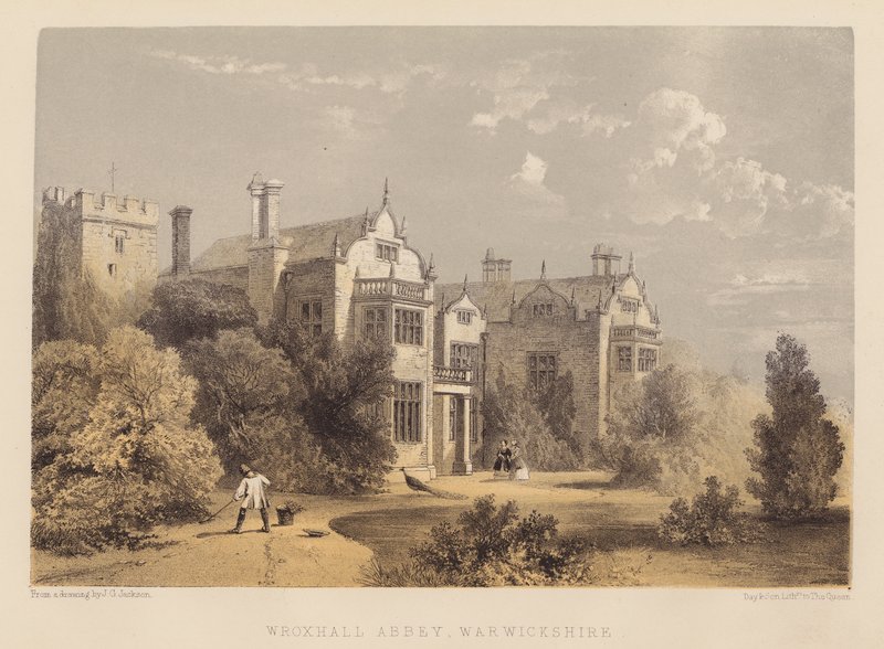 Wroxhall Abbey, Warwickshire door English School