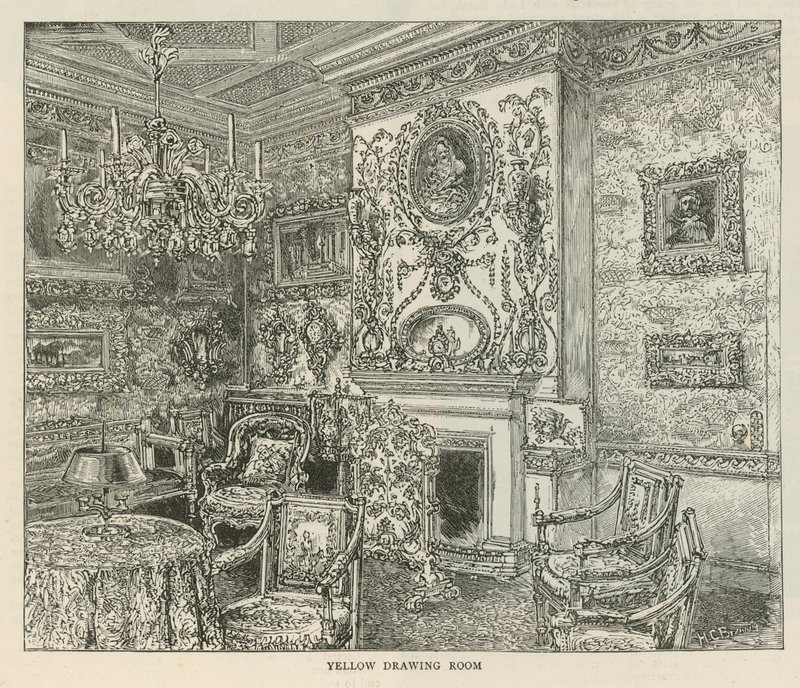 Gele salon, Holland House door English School