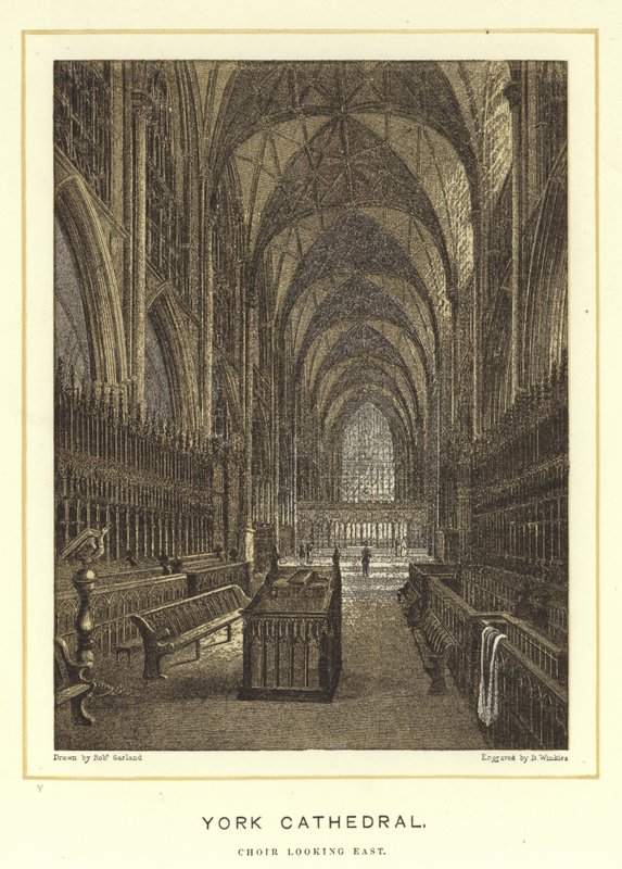 Kathedraal van York, koor kijkend naar het oosten door English School